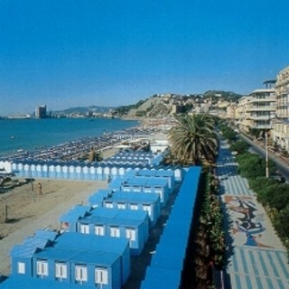 La passeggiata di Albissola Marina, famosa come Passeggiata degli Artisti