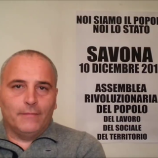 Assemblea Rivoluzionaria del Popolo a Savona: gli organizzatori precisano: "Non siamo 'Forconi'"