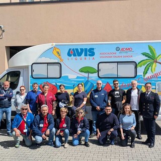 Savona, 14 sacche di sangue raccolte presso la Capitaneria: prosegue la collaborazione tra Avis e forze armate
