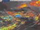 Nell'immagine lo scatto del satellite all'infrarosso sul Mediterraneo delle 7