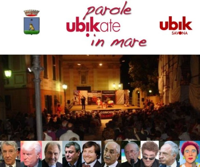 Corrado Augias domenica sera apre la Rassegna letteraria di Albissola Marina "Parole Ubikate in mare"