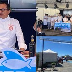 Showcooking, laboratori e street food: ad Andora è iniziato “Azzurro Pesce d’Autore”
