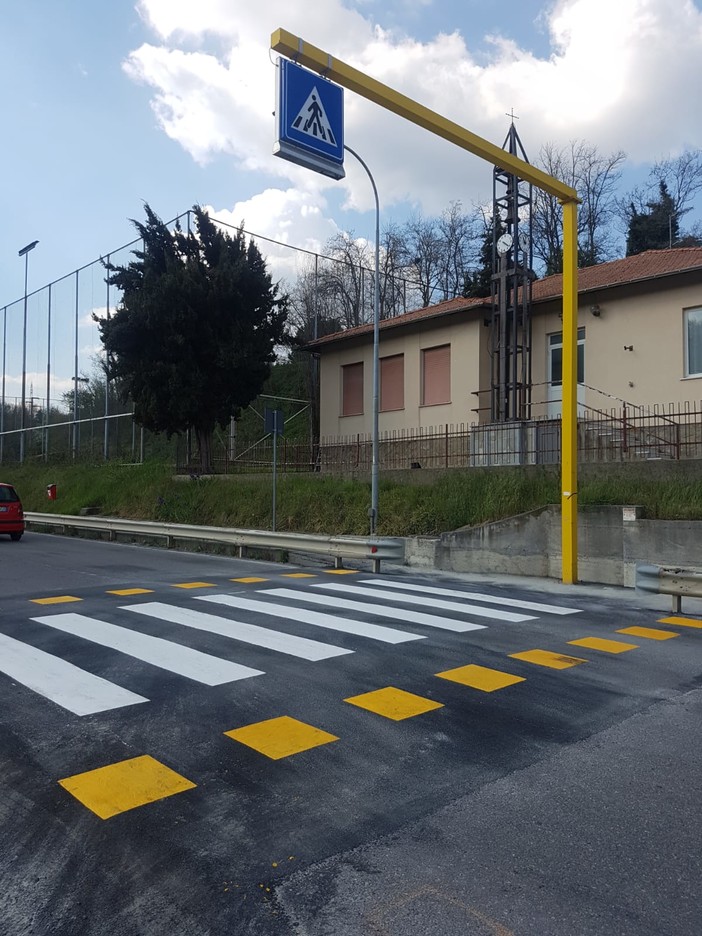 Cosseria, altri due attraversamenti pedonali rialzati nella frazione di Lidora Cosseria, altri due attraversamenti pedonali rialzati nella frazione di Lidora