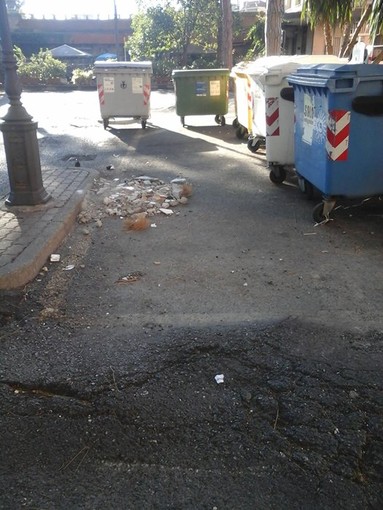 Ancora sporcizia degrado e problemi alle strade ad Albenga