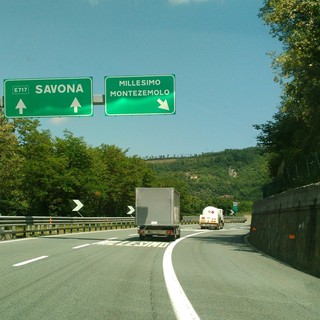 Incidente sull'autostrada A6 a Millesimo