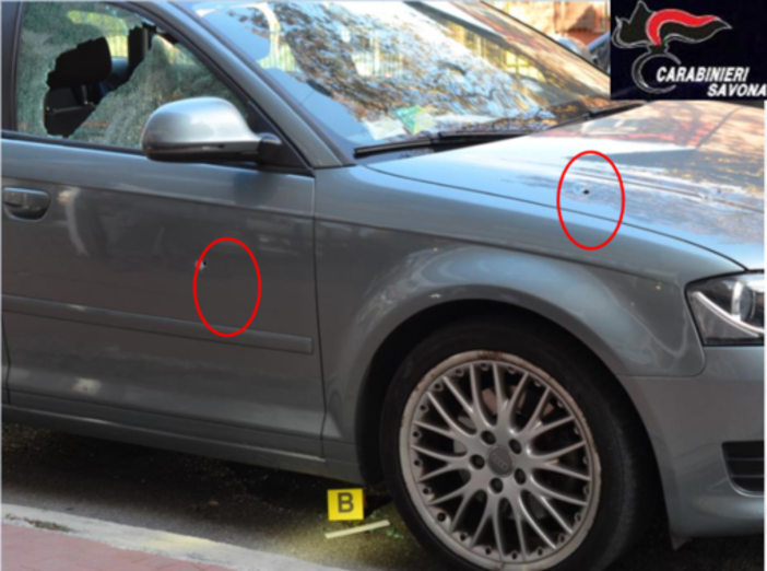 Auto crivellata di colpi ad Albisola, condannato a 4 anni di carcere Auto crivellata di colpi ad Albisola, condannato a 4 anni di carcere