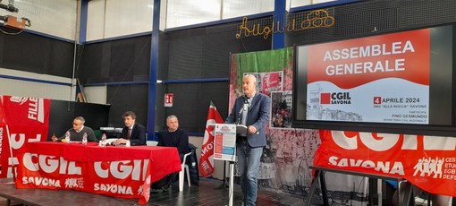 Industria, Pasa (Cgil Savona) reclama l'intervento del Governo: "Necessario per dare un futuro al territorio"