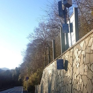 Autovelox presente in località Maschio a Savona sulla Sp29. Foto tratta dal sito della Provincia di Savona