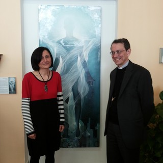 La Diocesi di Savona-Noli dona due dipinti dell’artista Cinzia Ratto alla cappella della Camera ardente dell’Ospedale San Paolo