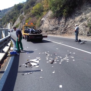 Schianto moto-auto a Punta Murena: Mario Calcagno in netto miglioramento Schianto moto-auto a Punta Murena: Mario Calcagno in netto miglioramento