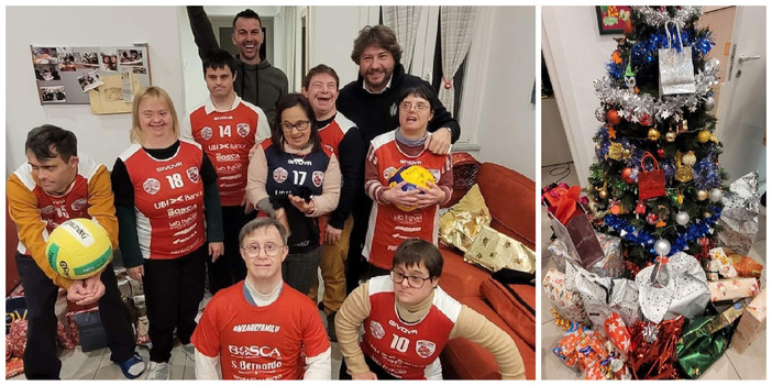Tornano "a casa" i ragazzi dell'ADSO, sotto una pioggia di regali. Con una sorpresa dal volley di Serie A1