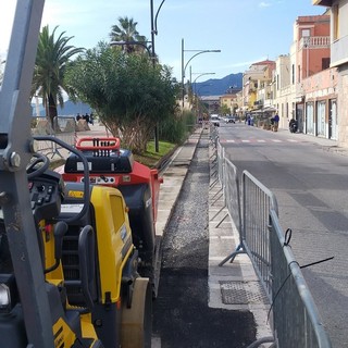 Pietra Ligure, restyling dell'acquedotto sulla passeggiata