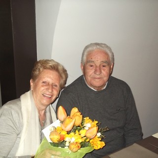 Loano, i coniugi Firpo festeggiano 70° anni di matrimonio