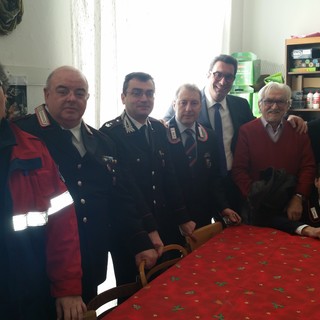 Auguri e riconoscenze ai soci 90enni dell'Associazione Nazionale Carabinieri Sezione di Albenga
