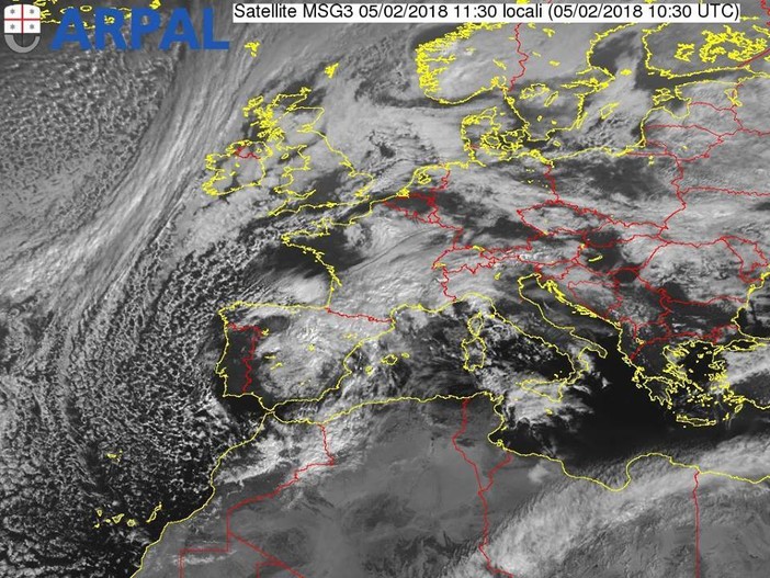 Maltempo, emanata l'allerta arancione per neve in Val Bormida