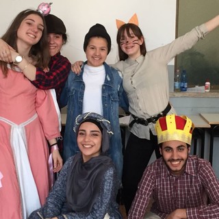 Grande successo di "Albenga in Lingua" al liceo Giordano Bruno Grande successo di "Albenga in Lingua" al liceo Giordano Bruno