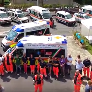 Alla Croce Bianca di Andora inaugurate due nuove ambulanze: video