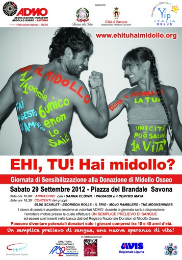 Savona, Admo in piazza per sensibilizzare alla donazione di midollo osseo Savona, Admo in piazza per sensibilizzare alla donazione di midollo osseo