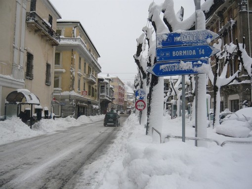 Torna il maltempo: allerta meteo 1 per neve sulla Val Bormida a partire dalle 18