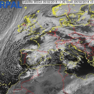 Maltempo, emanata l'allerta arancione per neve in Val Bormida