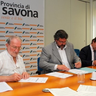 Savona: firmato stamane il protocollo d'intesa tra Provincia, Inail e Anmil