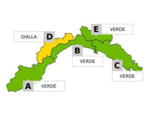 Maltempo, nell'entroterra savonese in arrivo l'allerta gialla per neve