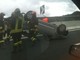 A6: si ribalta un auto tra Altare e Savona A6: si ribalta un auto tra Altare e Savona
