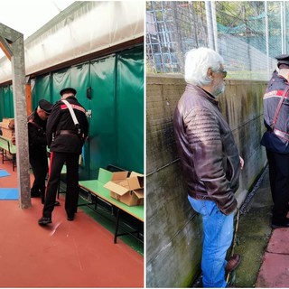 Atti vandalici a Giustenice, colpita l'area sportiva comunale (FOTO)