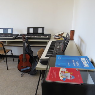 Inaugurata giovedì l'aula di musica delle scuole di Mioglia
