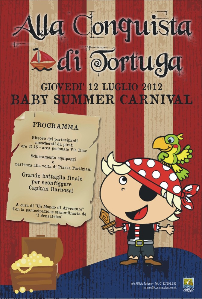 Alassio, oggi il "Baby Summer Carnival"