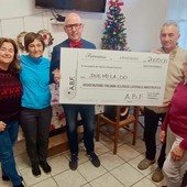 Attività Borgate Ferraniesi, pranzo di Natale solidale: 2mila euro all'AISLA Attività Borgate Ferraniesi, pranzo di Natale solidale: 2mila euro all'AISLA