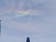 Uno &quot;strano&quot; arcobaleno nel cielo di Albissola, ritorna il tema &quot;scie chimiche&quot;