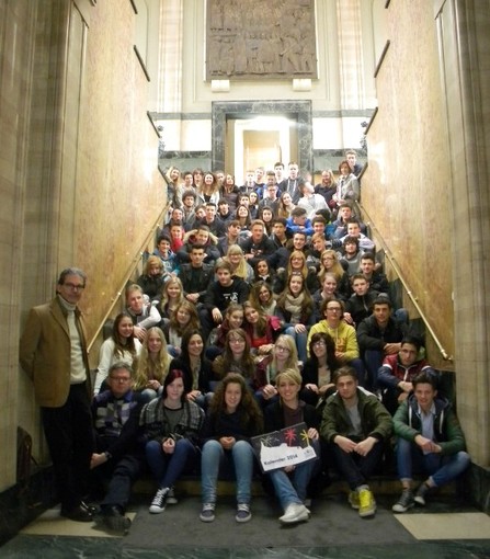 Scambio culturale Savona-Aurich al Liceo Scientifico Grassi: studenti tedeschi e italiani a lezione di Romanticismo e storia della città