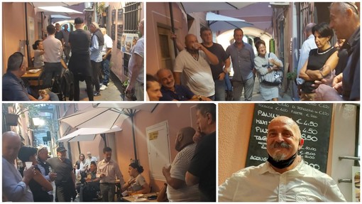 Elezioni Loano: successo per l'aperitivo elettorale con Luca Steffanina