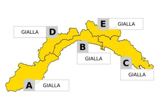 Maltempo, su tutta la Liguria prolungata l'allerta gialla per temporali fino alle 19