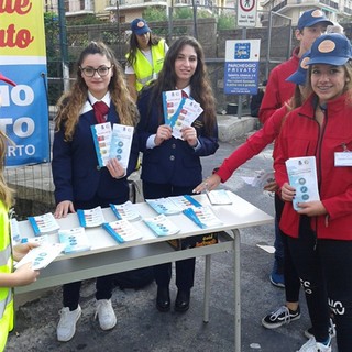 Alassio, Protezione civile e Steward dell'ambiente impegnati per diffondere la cultura della prevenzione del rischio
