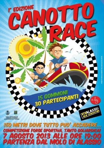 Locandina della "Canottorace" Locandina della "Canottorace"