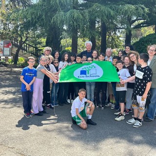 Alla scuola primaria di Borgio Verezzi la Bandiera Verde per la sostenibilità ambientale