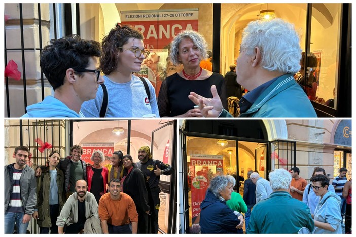 Regionali, Branca inaugura il point in via Verzellino a Savona: "Le idee migliori nascono dal confronto e dalla collaborazione" Regionali, Branca inaugura il point in via Verzellino a Savona: "Le idee migliori nascono dal confronto e dalla collaborazione"