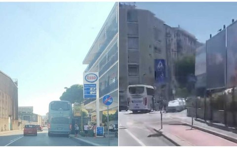 Savona, ordinanza "anti bus turistici" nel weekend, il divieto è già stato aggirato