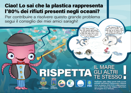 Inaugurati i pannelli sul tema “plastic free” nelle spiagge libere di Albisola Superiore e Albissola Marina Inaugurati i pannelli sul tema “plastic free” nelle spiagge libere di Albisola Superiore e Albissola Marina