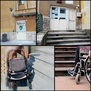 Carcare, il Gruppo Lorenzi sindaco: "Barriere architettoniche presso gli uffici comunali, problemi per utenti con disabilità e mamme con passeggini"