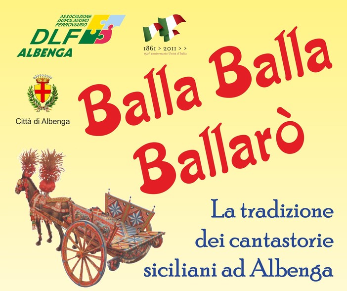 Albenga: “Balla Balla Ballarò” in piazza San Michele, la tradizione dei cantastorie siciliani ad Albenga Albenga: “Balla Balla Ballarò” in piazza San Michele, la tradizione dei cantastorie siciliani ad Albenga