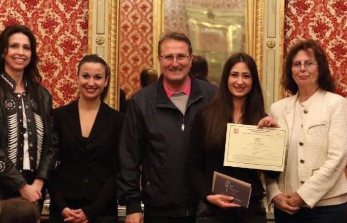 Le giovani ballerine dell'Accademia di Savona in Sala Rossa