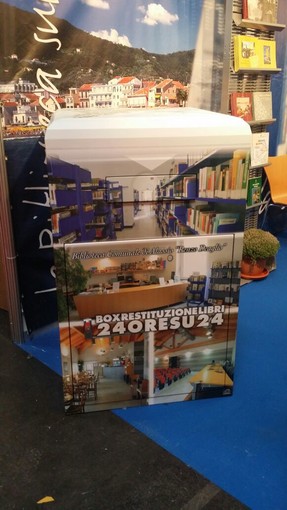 Alla Biblioteca civica di Alassio un nuovo box per la restituzione dei libri operativo 24h/24