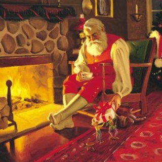Babbo Natale in pausa