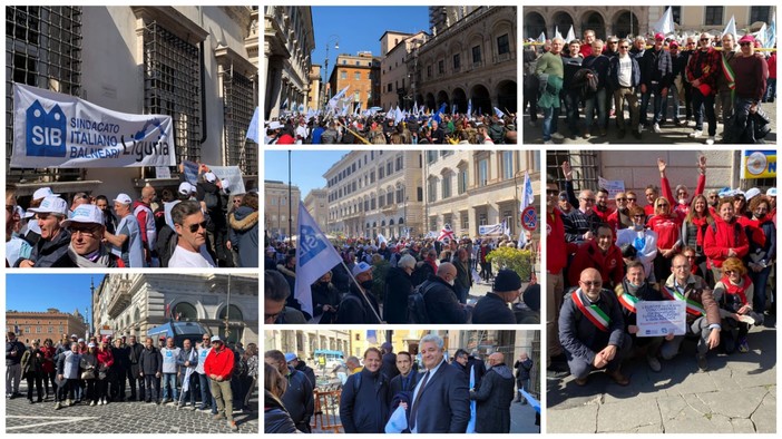 "Regole e tempi certi". Anche la politica savonese in piazza con Sib a Roma per difendere le imprese balneari (FOTO) "Regole e tempi certi". Anche la politica savonese in piazza con Sib a Roma per difendere le imprese balneari (FOTO)