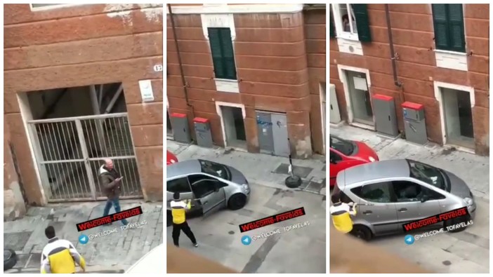 Savona, scene da bronx a Villapiana: minacce e vetri dell'auto spaccati in pieno giorno (VIDEO)