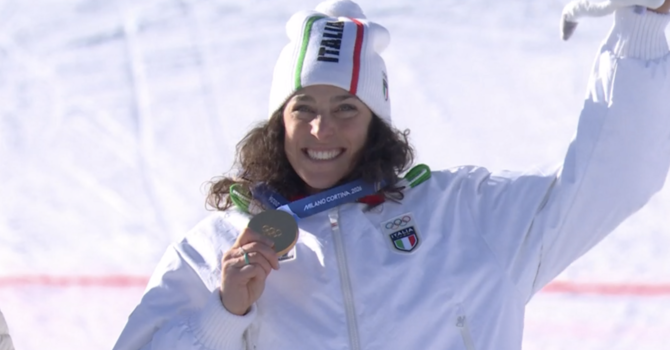 Brignone, la regina delle nevi dalle radici liguri: doppio oro come Tomba