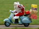 A Savona Babbo Natale arriva in sella ad un Doblò